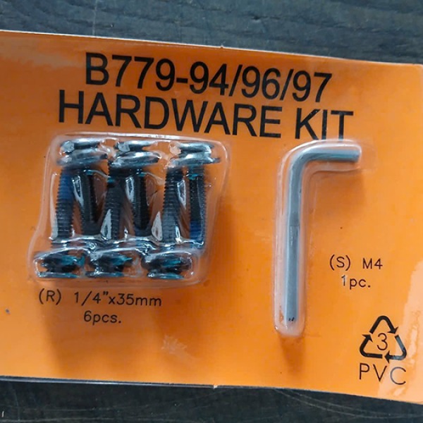 Hardware blister pack B779-94/96/97
